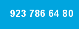 923 786 64 80 923 786 64 80